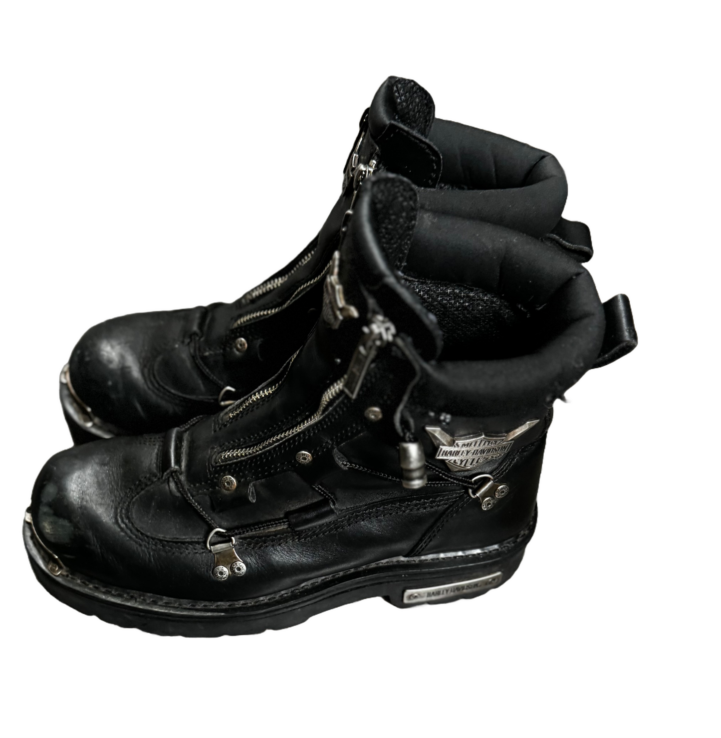 HD LEATHER ZIP STEPPERS